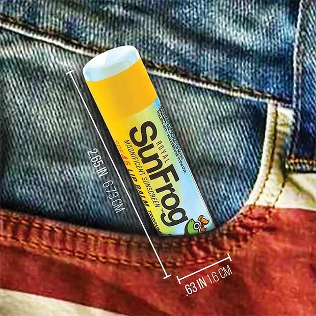 Royal SunFrog | 2-Pack Tropical Lip Balm with SPF 45 Sun Protection | Protects, Soothes, and Moisturizes with Vitamin E an...