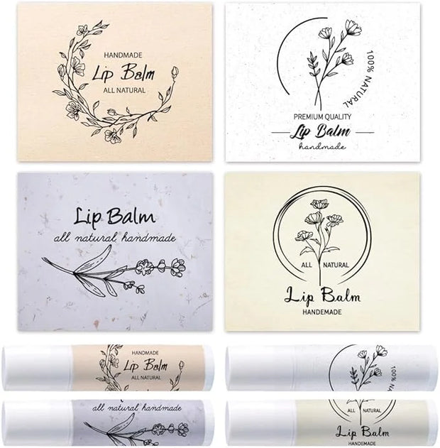 OLYCRAFT 100Pcs 4 Style Lip Balm