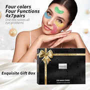 Under Eye Patches (28 Pairs), 4 Colors Eye Masks Gift Set for Dark Circles Puffy Eyes, Undereye Bags and Wrinkles Puffines...