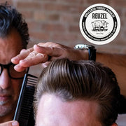 REUZEL Concrete Matte Pomade, Strong All Day Hold, Water Soluble Styling, No Shine and Flake Free, Easy To Wash Out, For A...