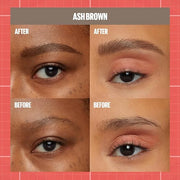 Maybelline Build-A-Brow 2-in-1 Brow Pen and Sealing Eyebrow Gel, Eyebrow Makeup for Real-Looking, Fuller Brows, Ash Brown,...