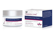 Retinol Boost Day Cream for Face and Neck with Kawakawa Leaf Extract, Calendula Oil & Sweet Almond Oil | Plant Based Formu...