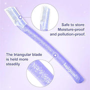 Women’s Dermaplane Razor for Face & Eyebrow - Anti-Cutting Japanese Blades for Eyebrow and Facial Hair Removal, Achieve Si...