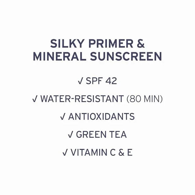 Santo Remedio, Piel Eterna, RADIANCE Silky Primer Mineral Sunscreen with SPF 42 (1.7 Fl Oz), Tinted Broad Spectrum Protect...