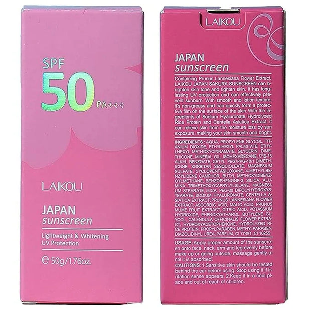 Japan Sunscreen SPF 50 Bloqueador Solar Japones Sunscreen for Face Japanese Sunscreen SPF PA+++ Rosada Sunscreen Essence C...