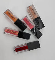 5pcs lip gloss combination set, 4pcs Shiny Lip gloss +1pcs lipstick matte long lasting 24 hours, Lip makeup Gift set - Pro...