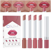 evpct 4Pcs Smoke Pipe Lip Color Changing Lipstick Little Smoke Cigarette Matte Lip Balm Set Kit for Women Beauty Lipstick ...