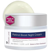 Retinol Boost Night Cream for Face and Neck with Sweet Almond Oil, CoQ10, Plant Extracts & Vitamin A | Plant Based Formula...