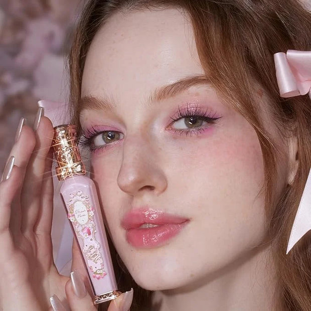 Flower Knows Violet Strawberry Rococo Glowy Lip Gloss G01 Little Angel Matte Lipstick C06 - Product Image