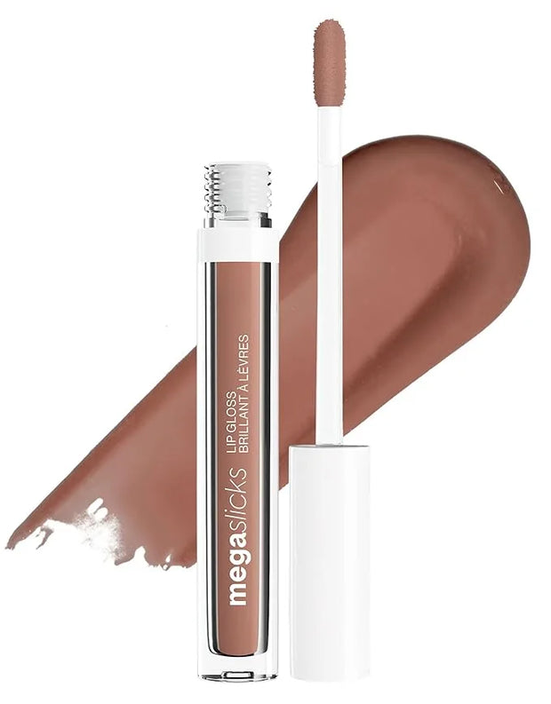 wet n wild Lip Gloss Mega Slicks High Shine Lip Gloss Bundle - Nude Mood & Berried Treasure - Product Image