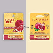 Burt's Bees Lip Balm, Pomegranate, Lip Moisturizer With Responsibly Sourced Beeswax, Tint-Free, Natural Conditioning Treat...