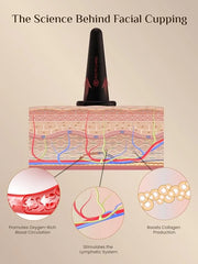 Rena Chris Facial Cupping Set & Gua Sha Facial Tool - Silicone Cupping Set & Obsidian Gua Sha Stone - Face Cupping Therapy...