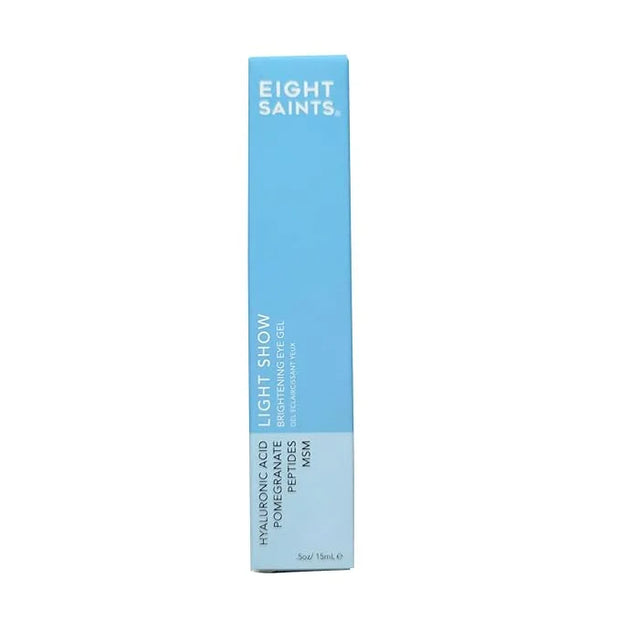 Eight Saints Light Show Brightening Eye Gel, Natural and Organic Anti Aging Cooling Eye Gel to Reduce Puffiness, Wrinkles ...