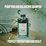 The Body Shop Tea Tree Purifying & Balancing Shampoo for Oily Hair & Scalp, Vegan, 8.4 Fl Oz - Product Image
