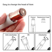 tuokiy Facial Hair Remover Replacement Heads for Finishing Touch Flawless Women's Painless Hair Remover - Product Image