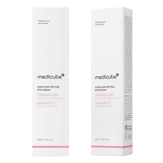 medicube Salmon DNA PDRN Pink Peptide Eye Serum with Niacinamide and 99% Purity Retinol for Fine Lines, Uneven Skin Tone, ...