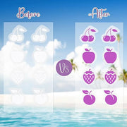 80 Pcs UV Stickers for Sunscreen, Sunscreen Stickers Reapply Reminder Know When to re-Apply Sunscreen, UV Detection Sticke...