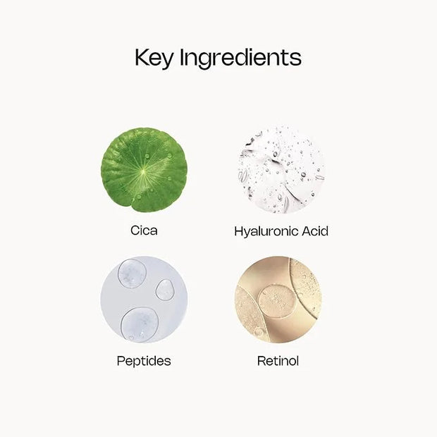 Meebak Cica Cream | Daily Repair Moisturizer with Niacinamide, Ceramide, & Retinol | Deep Hydration & Soothing | Locks in ...
