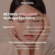 Mediheal Retinol Collagen Under Eye Patches & [Disney Pixar Edition] Madecassoside Blemish Toner Pad for Daily Blemish Car...