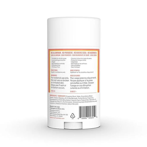 Fresh Kidz Body Wash 16.9 fl.oz. and Stick Deodorant 2.65 oz for Kids and Teens - Girls "Coral" Set - Product Image