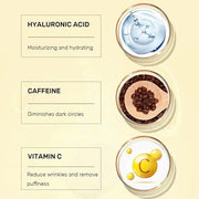 Vitamin C Eye Cream For Dark Circles, Under Eye Cream Anti Wrinkles For Reduce Puffiness And Bags Fine Lines, Wrinkles, Hy...