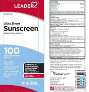 Leader Travel Sunscreen SPF 100+, Ultra Sheer Dry-Touch Water Resistant and Non-Greasy Lotion with Broad Spectrum SPF 100+...