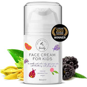 Gentle Face Cream Moisturizer for Kids and Preteens – Nourishing and Calming for All Skin Types – Natural Ingredients: Hya...