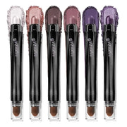 Neutral Eyeshadow Stick Makeup Set, Metallic Shimmer Matte Cream Eye Shadow Eyeliner Brightener Pencil Crayon - Classic 6P...