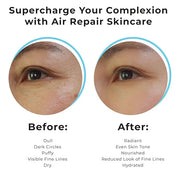 Air Repair Under Eye Cream for Wrinkles, Puffiness, Under Eye Bags, and Dark Circles with Ceramides + Vitamin C, Daily Ant...