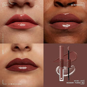 NYX PROFESSIONAL MAKEUP Shine Loud, Long-Lasting Liquid Lipstick with Clear Lip Gloss - Boundary Pusher (Warm Brown) - Pro...