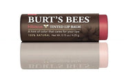 Burt's Bees 100% Natural Tinted Lip Balm, Hibiscus with Shea Butter & Botanical Waxes – 1 Tube - Product Image