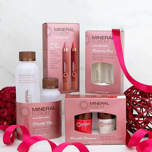 Mineral Fusion Twice As Fun, Hydro-Shine Lip Gloss Duo (Pack of 2) - Product Image