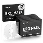 BRO MASK Under Eye Gel Pads: Cooling Eye Patches for Dark Circles and Puffiness | Anti Aging Hydrogel Eye Patch Set + Baku...