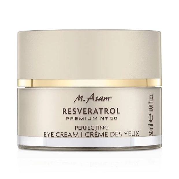 M. Asam Resveratrol Premium NT50 Perfecting Eye Cream – Anti-aging under eye cream with resveratrol & hyaluronic acid to s...