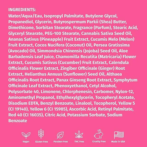 Hempz Body Lotion - Sweet Pineapple & Honey Melon + Coconut & Watermelon Daily Moisturizing Cream, Shea Butter, Aloe - Ski...