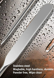 Foundation Spatula, 3-Pack Acrylic Nail Art Palette Oblique