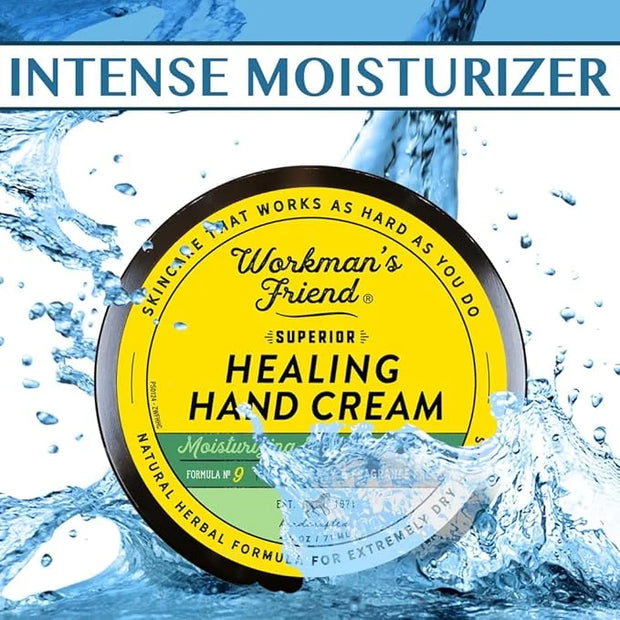 WORKMAN'S FRIEND Superior Healing Hand Cream - Intense Moisturizer - Heals Extremely Dry & Cracked Skin - 2.5 ounce - Prod...
