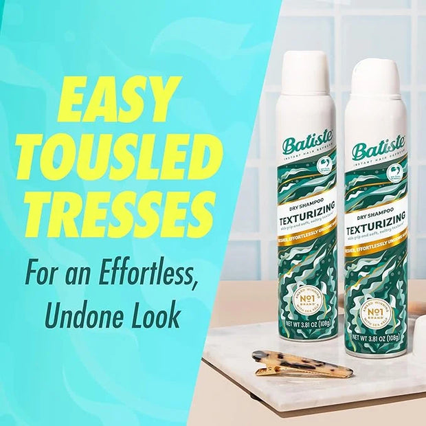 Batiste Texturizing Dry Shampoo, Refresh and Add Grip and Texture for Beachy Tousled Hair, 3.81 oz - Product Image