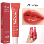 Tinted Lip Butter Balm - Tinted Moisture Gel Lip Gloss | Hydrating Glow Tinted Lip Care | Tinted Lip Stain (Poppy, 04) - P...