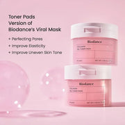 Biodance Collagen Gel Toner Pads, Pore Minimizer for Face, Improving Elasticity, Gentle Exfoliating Korean Toner Pads for ...