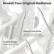 Dermaplaning Tool for Face, Dermaplane Razor for Peach Fuzz with Metal Grip, Professional Eyebrow Razor for Women, Facial ...