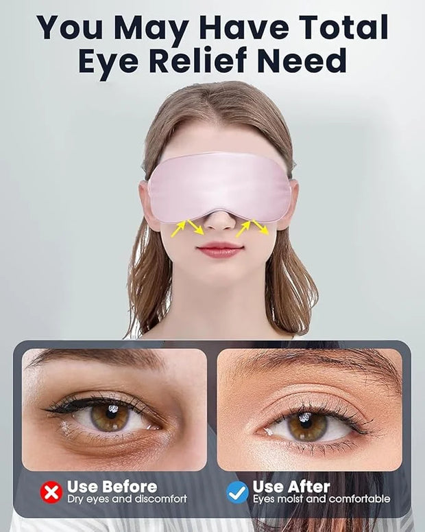 Heated Eye Mask for Dry Eyes,FSA HSA Eligible,Syndrome, MGD, Blepharitis, Stye Eye Treatment,Warm Compress for Eyes, Cool ...