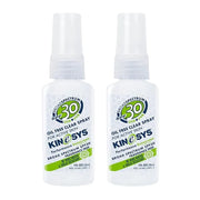 KINeSYS Fragrance Free Clear Spray Sunscreen for sensitive skin, SPF 30, Hypoallergenic, Broad Spectrum UVA/UVB protection...
