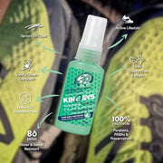 KINeSYS Performance Sunscreen Vanilla-Green Tea Scented Clear Spray, SPF 30, Hypoallergenic, Broad Spectrum UVA/UVB protec...