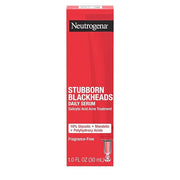 Neutrogena Stubborn Blackheads Daily Acne Facial Serum with Salicylic, Glycolic, Polyhydroxy & Mandelic Acids, Oil-Free Fa...