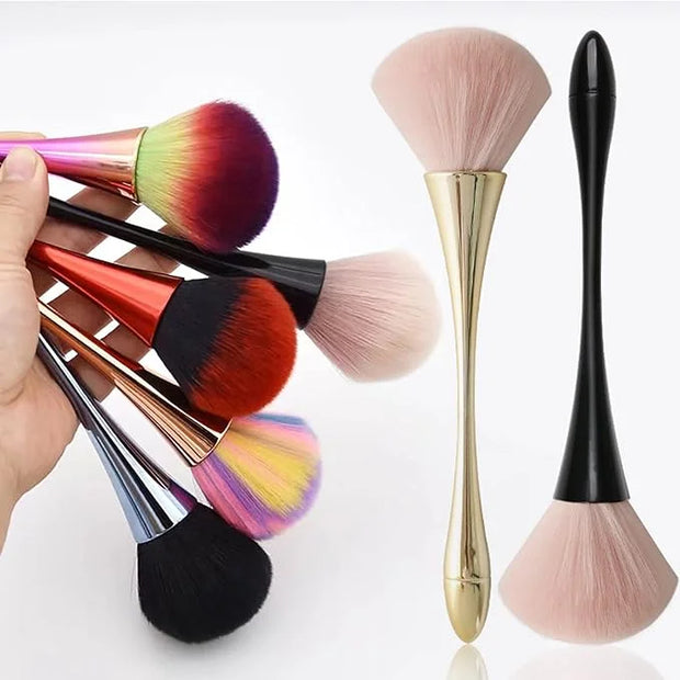 2Pcs Nail Dust Brush Acrylic