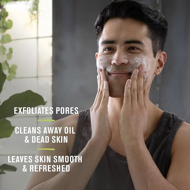 Every Man Jack Gentle Exfoliating Face Scrub For Men- Exfoliate Away Dead Skin, Moisturize, and Revive Tired Skin with Joj...