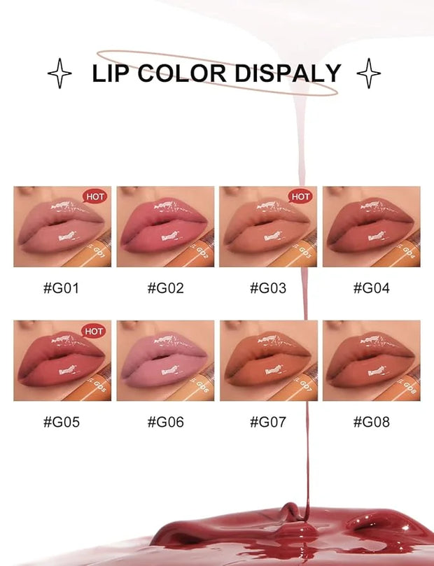 INTO YOU Lip Gloss, Lip Stain Long Lasting, Lip Tint, Lip Plumper Gloss, Glitter Lip Gloss, Liquid Lipstick, Lip Oil, Vivi...