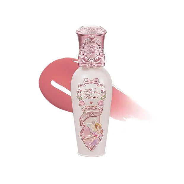 Flower Knows Midsummer Fairytales Lip Gloss-Glowy Moisturizing Coating Lip Lacquer-Hydrating Tinted Lip Oil for Girls&Wome...