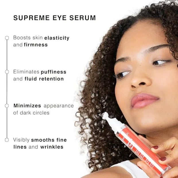 Supreme Eye Serum (0.5 fl oz) - Advanced Roll-On Formula | Designed to Aid Smoother Younger & Firmer-Looking Skin | Helps ...